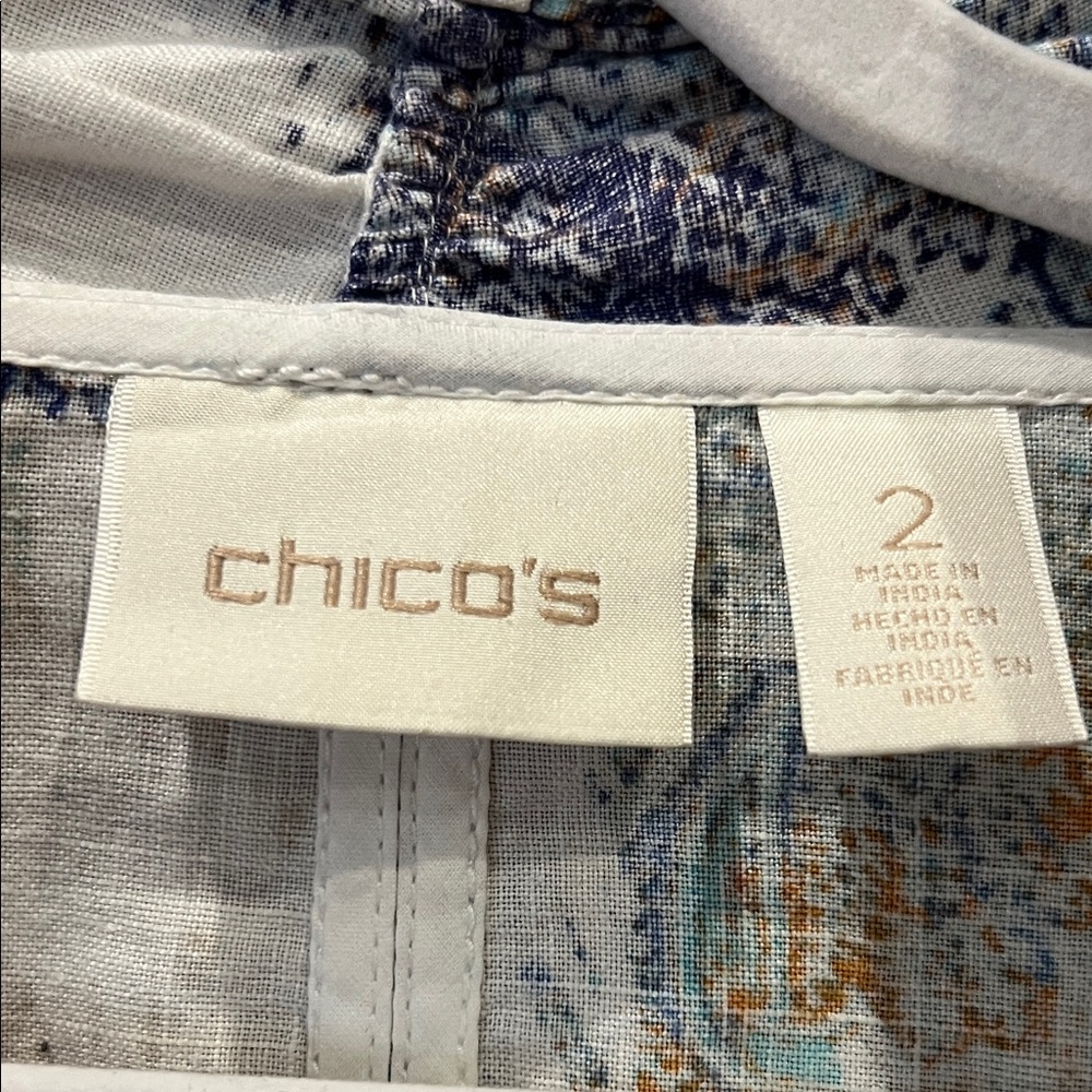 Chico's Multicolor Patterned Jacket - image 2